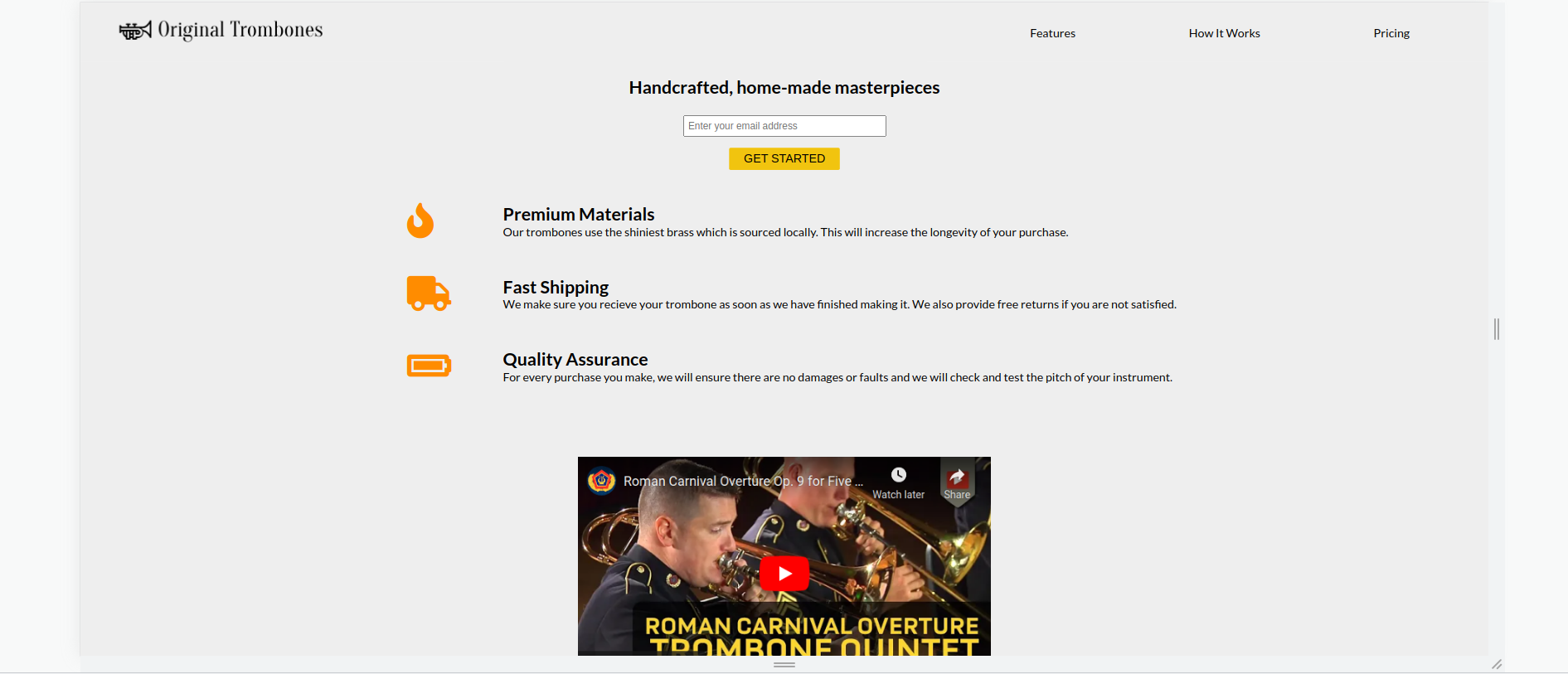 freeCodeCamp - product landing page